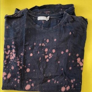 Entity Black and Pink Tie-Dye Shirt
